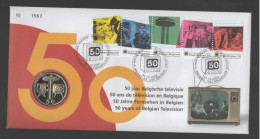 België: Numisletters 3212/17 50 Jaar Televisie. - Numisletter