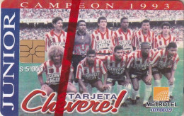 COLOMBIA - Junior FC 1993, Metrotel Telecard $5000, Mint - Kolumbien