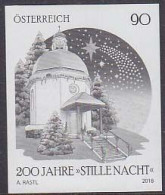 AUSTRIA(2018) "Silent Night" 200th Anniversary. Black Print. - Prove & Ristampe