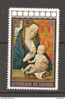 BURUNDI - 1976 DIRK BOUTS Madonna Con Bambino (National Gallery, Londra) Nuovo** MNH - Madonna