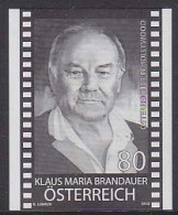 AUSTRIA(2018) Klaus Marie Brandauer. Black Print. Austrian Actor And Director. - Probe- Und Nachdrucke