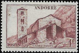 French Andorra 1944 - 1951 Mint Stamp St. Jean De Caselles 1Fr [WLT1667] - Neufs