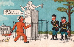 CPA - Illustration J.De PREISSAC - HUMOUR Thème Gendarmes - Edition Jipé - Preissac