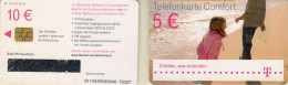 EXTRA Comfort-TC TKC 01/08+02/09 O 5€/10€ TELEKOM Guthaben-Karte 4Jahre Mit PIN-# Rubbeln TK Telefon-telecard Of Germany - Cellulari, Carte Prepagate E Ricariche