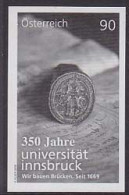 AUSTRIA(2019) Seal Of University Of Innsbruck. Black Print. - Proofs & Reprints