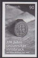 AUSTRIA(2019) Seal Of University Of Innsbruck. Black Print. - Prove & Ristampe