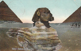 AK Cairo - Sphinx And Pyramides - 1908 (66468) - Guiza