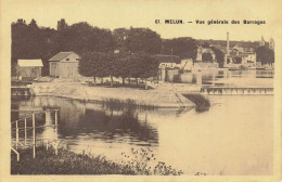 Melun * Vue Générale Des Barrages * Usine Cheminée - Melun