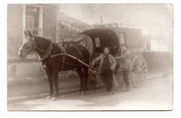 91 STE SAINTE CROIX - Mai 1924 - Boulangerie Liégeoise - Cheval Attelé - Carte Photo - Händler