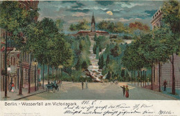 AK Berlin - Wasserfall Am Victoriapark - 1902 (66471) - Kreuzberg