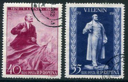 ROMANIA 1960 Lenin Anniversary Used.  Michel 1840-41 - Used Stamps