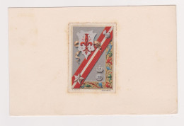 Vignette Militaire (imitée Par Delandre) Sur Carte - 78ème Division D'infanterie - Vignettes Militaires