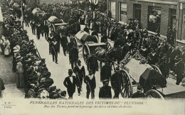 CPA - Funérailles Nationales Des Victimes Du "Pluviose" - Rue Des Ternes - Funerales