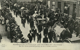 CPA - Funérailles Nationales Des Victimes Du "Pluviose" - Rue Des Ternes - Funérailles