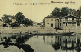 CPA - Tartas - Les Quais Et Lace D'Armes - Tartas