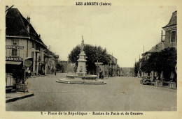 CPA -Les Abrets - Place De La République - Allemont