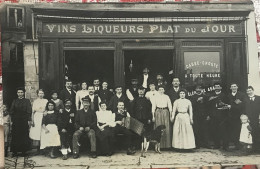 Carte Photo Restaurant Avec Tout Le Personnel - Restaurantes