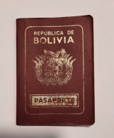 Bolivia Passport, Pasaporte, Passeport, Reisepass - Historical Documents