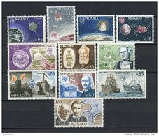 Monaco 1965. Yvert 664-74 ** MNH. - Sonstige & Ohne Zuordnung