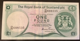 Ecosse Billet ONE Pound Bank Of Scotland Plc - 1 Pound