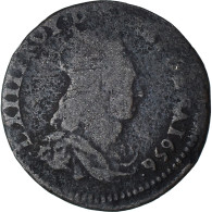 France, Louis XIII, Liard De France, 1656, Lusignan, TB, Cuivre, C2G:102 - 1610-1643 Louis XIII Le Juste