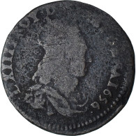France, Louis XIII, Liard De France, 1656, Lusignan, TB, Cuivre, C2G:102 - 1610-1643 Luigi XIII Il Giusto