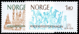 Norway 1974 Centenary Of Universal Postal Union Unmounted Mint. - Neufs