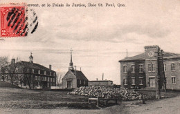 20620  Le Couvent Et Le Palais De Justice    Baie De Saint Paul  QUEBEC Canada    ( 2 Scans) - Autres & Non Classés