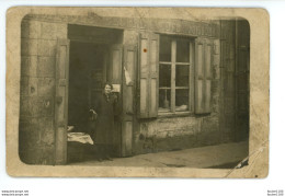 CARTE PHOTO à Identifier à Localiser De Commerce Devanture " Fromages Beurre Oeufs Poissons " - Shopkeepers