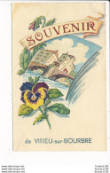 Souvenir De VIRIEU SUR BOURBRE ( Format C.P.A. ) - Virieu
