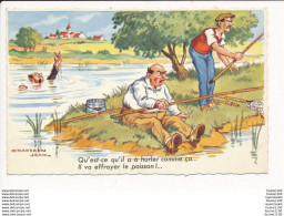 Carte Humoristique Illustrateur Jean Chaperon ( Pêcheur ) - Chaperon, Jean