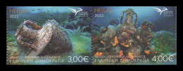 Greece 2022 Mih. 3157C/58C EUROMED. Underwater Archeology In The Mediterranean MNH ** - Nuevos