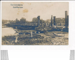 Carte GERMERSHEIM SCHIFFBRUCKE ( Recto Verso ) - Germersheim