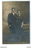 CARTE PHOTO De Couple ( Mariage ? ) Photo COUTAUDIER ( à Amplepuis ) - Amplepuis