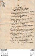 Acte Notarié AN 1874 Notaire JANAUD à CORMATIN Saint Gengoux / BONNAY 71 - Manuscrits