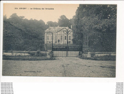 Carte De GRIGNY  Le Château De L'arbalète    ( Recto Verso ) - Grigny