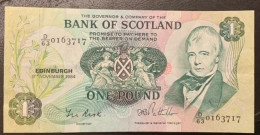 Ecosse Billet ONE Pound Bank Of Scotland - 1 Pond