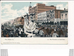 Carte De NEW ORLEANS LA. Rex Procession On Canal Street - New Orleans