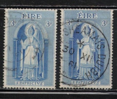 IRELAND Scott # 179 Used X 2 - St Patrick - Gebraucht