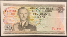 Billet Grand Duché De Luxembourg 50 Francs - Luxemburgo