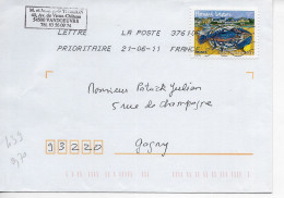 FRANCE AA 439 - 2010 - Saveurs De Nos Régions : Le HOMARD BRETON / Petite  Env.  Entière OBL.en  2011 /LOT B * - Cartas & Documentos