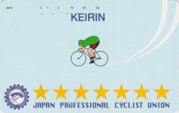 TC JAPON / 110-011  - SPORT CYCLISME VELO - KEIRIN CYCLING BIKE JAPAN Phonecard - RADFAHREN - 125 - Deportes