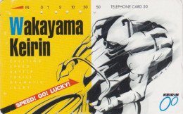 TC JAPON / 110-016  - SPORT CYCLISME VELO - WAKAYAMA KEIRIN - CYCLING BIKE JAPAN Phonecard - RADFAHREN - 131 - Deportes