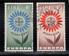 IRELAND Scott # 196-7 Used - 1964 Europa Issue - Gebruikt