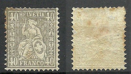 SCHWEIZ Switzerland 1867 Michel 34 * - Nuovi