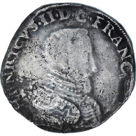 France, Henri II, Teston à La Tête Nue, 1560, Nantes, Buste A, TB+, Argent - 1547-1559 Henry II