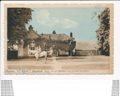 Carte De BEAUMESNIL Le Château Le Pavillon Principal  ( Recto Verso ) - Beaumesnil