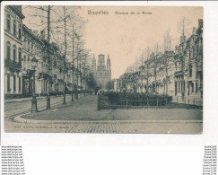 Carte De BRUXELLES  Avenue De La Reine ( Peu Courante ) ( Recto Verso ) - Lanen, Boulevards