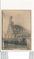 Photo Souple Au Format 9 X 12 Cm RIBECOURT L'église Bombardée ( Ruines De La Guerre 1914 1915 ) Année 1916 - Ribecourt Dreslincourt