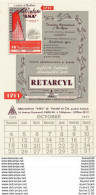 BUVARD  Médicament RETARCYL Laboratoires Ana Dr Vendel Et Cie Avenue Daumesnil PARIS  ( Recto Verso ) - Produits Pharmaceutiques